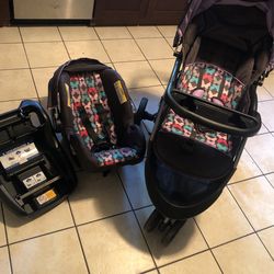 2 In 1 Car Seat And Stroller Butterfly 🦋 