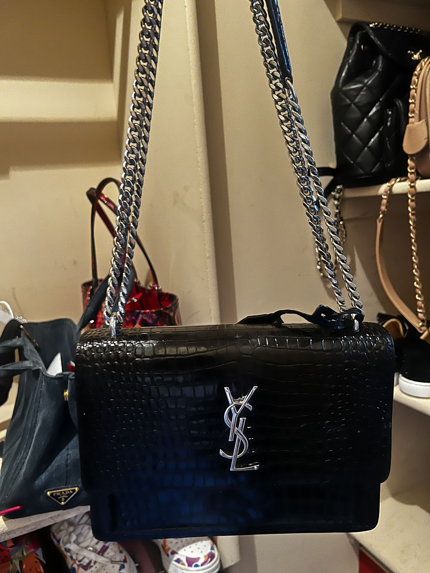 Black Snake Skin YSL