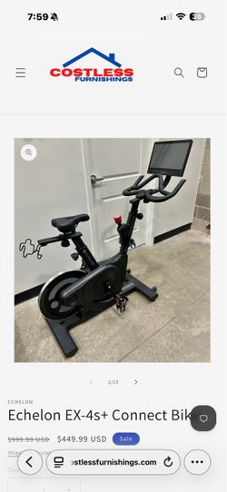 Echelon exercise bike