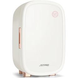 Skincare Fridge 12 Liter, Beauty Fridge for Comestic storage 10°C/50°F + Intelligent Constant Temperature Control Mini Refrigerator, White Compact Cos