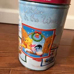 Disney’s Pooh And Friends Collectors Series 4/12  “Winter In The Wood” Tin
