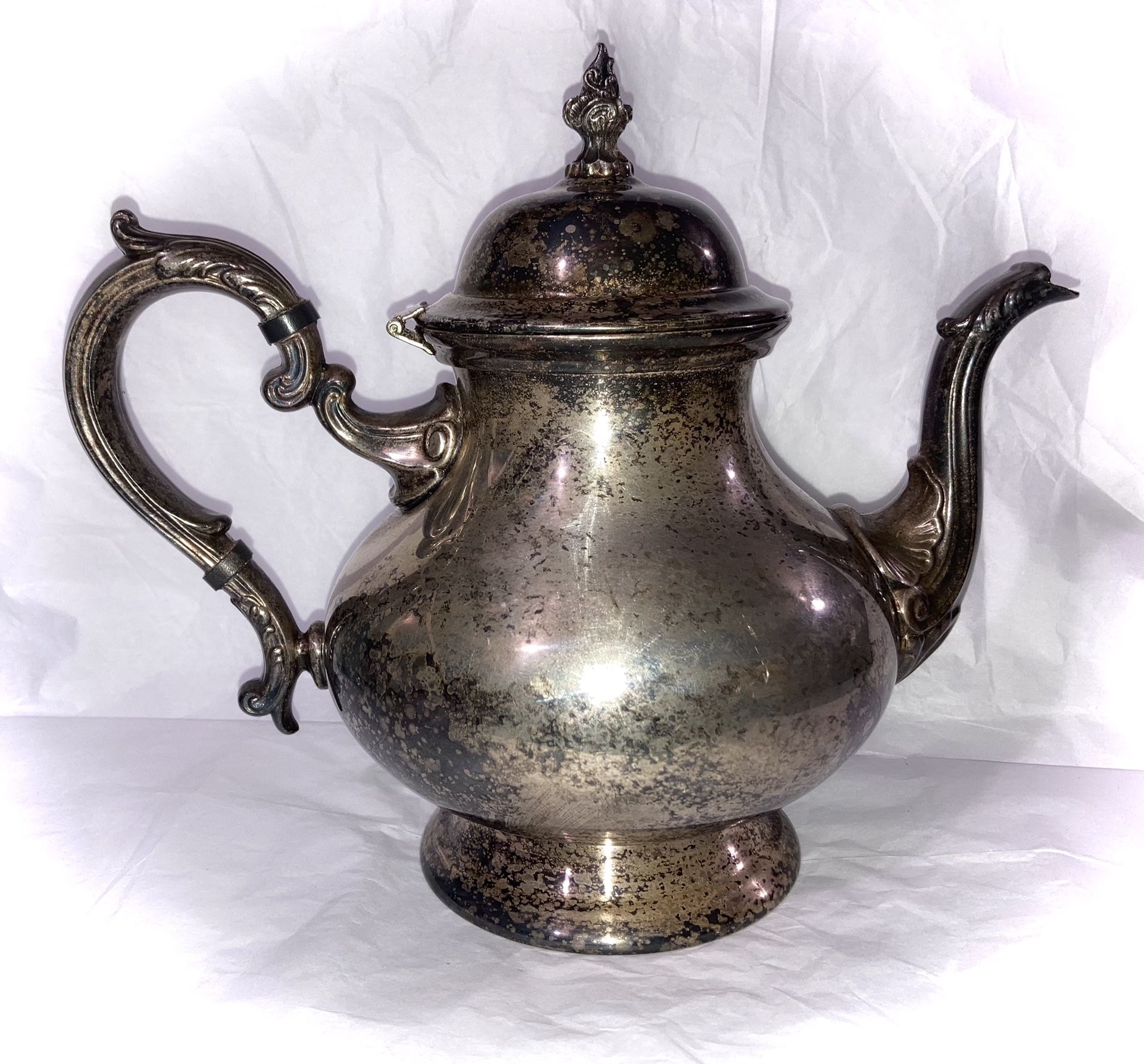 Vintage Gorham YC 477 Silver Tea Pot (Tarnished)