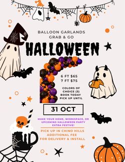 Grab & Go Halloween Balloon Garland ✨