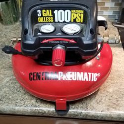 Air compressor - 100 PSI Max, 3 gallons in excellent working condition.