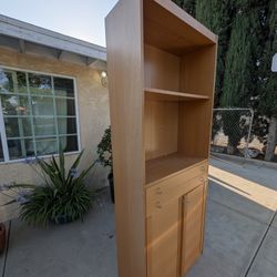 Brown Cabinet with Shelving & Drawers