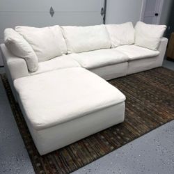 Restoration Hardware Original Cloud Sectional Sofa — 4pc Modular
