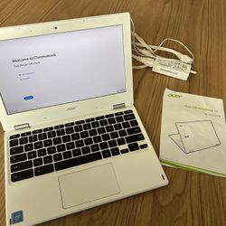Chromebook Acer Laptop White