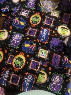 Halloween scrub top/shirt.