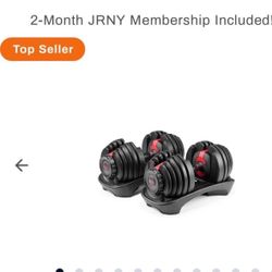 Bowflex 552 Pair Dumbbells / Marcy Flat Weight Bench