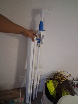 2 White Projectors w/ Stand