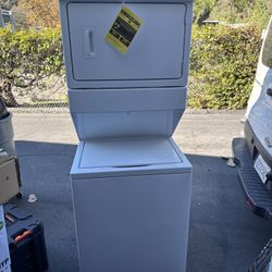 Whirlpool 27" Stacked Washer and Electric Dryer 240V
