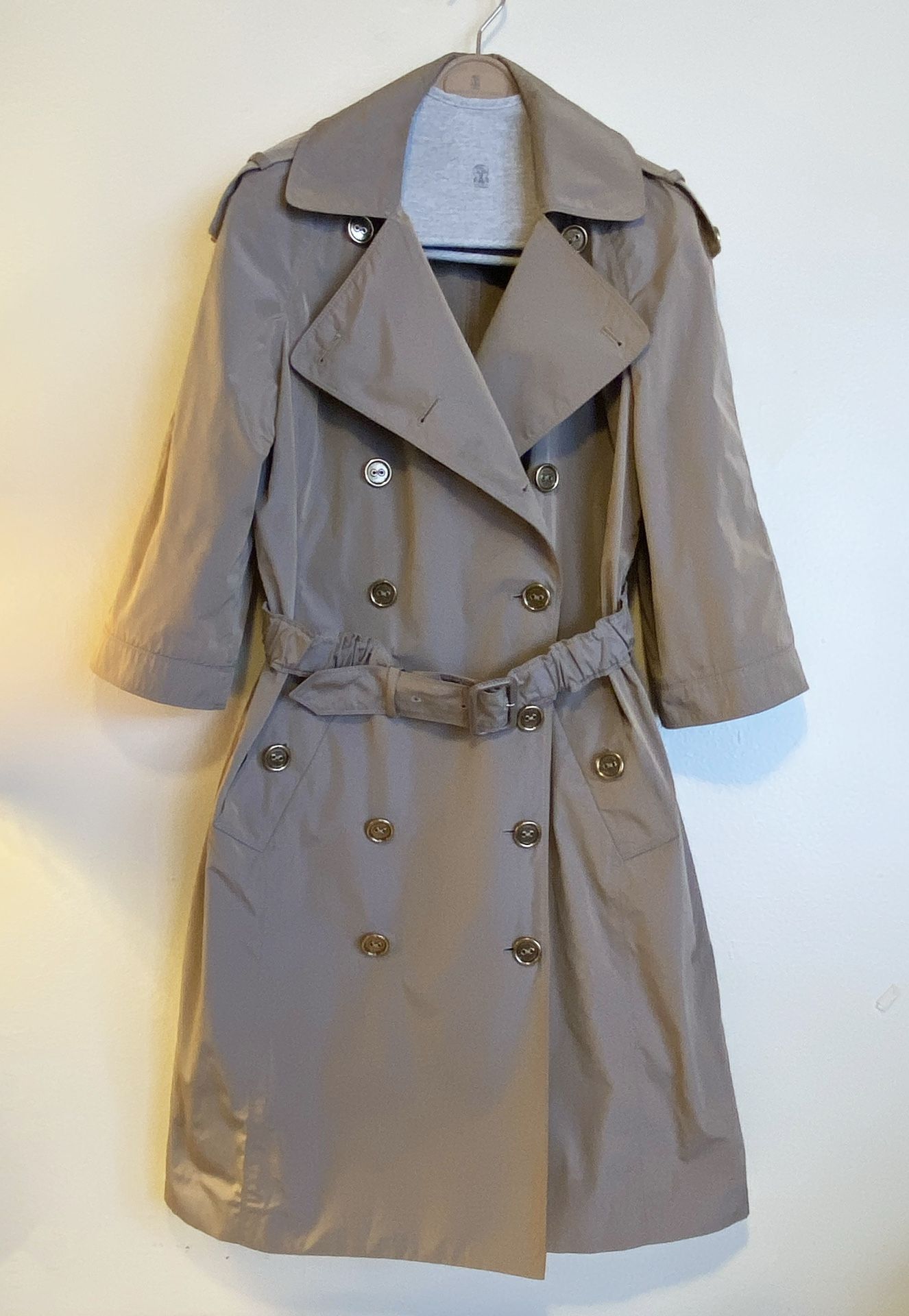 #Authentic Burberry Mid-length Limited Edition 3/4 Sleave Trench Coat