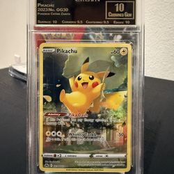 Pokemon 2023 Pikachu - Crown Zenith - Crown Gem 10