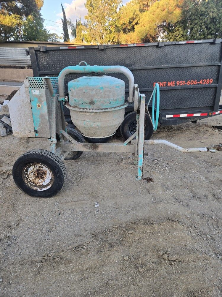 Concrete Mixer Gas