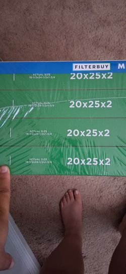 Indoor air filter 4 pk