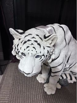 White snow leopard