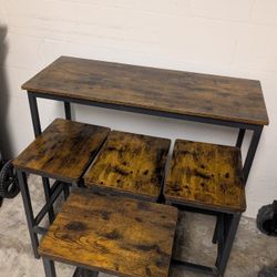 Table And Stool Set