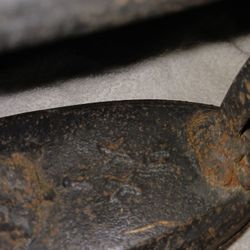 Very Old Iron Uses Door Stop