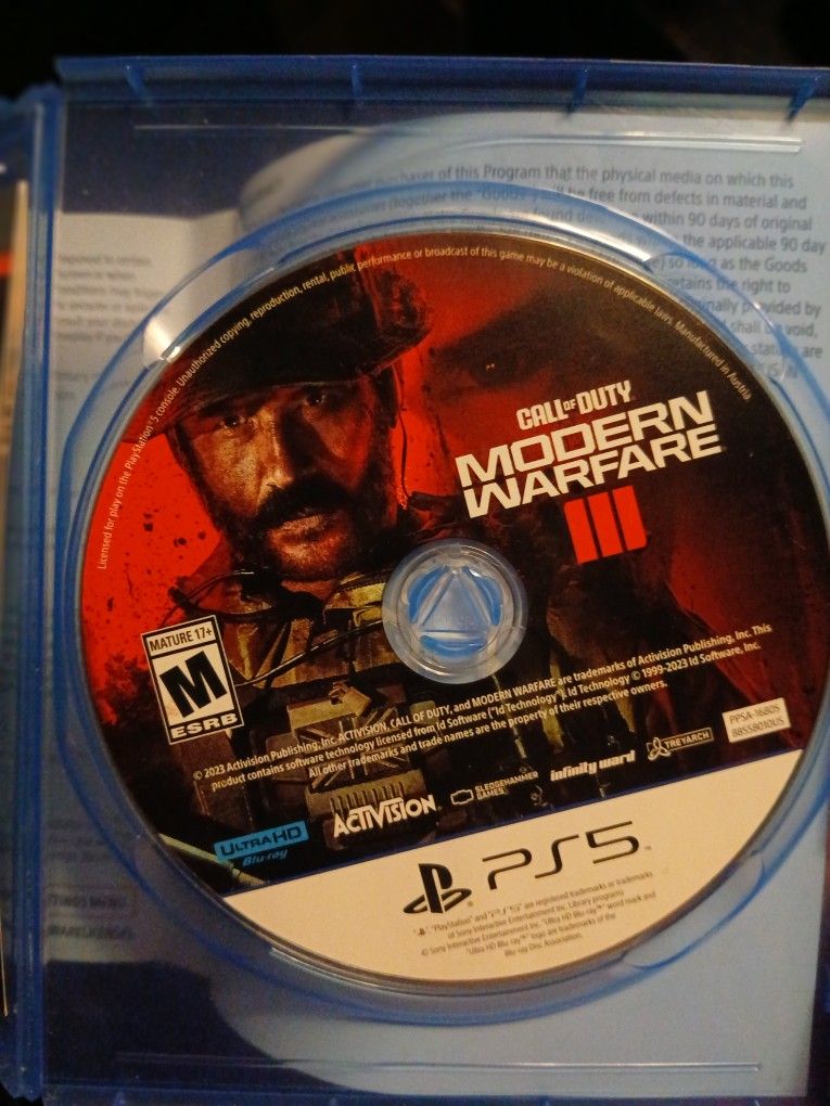 Ps5 Call Of Duty Mw3