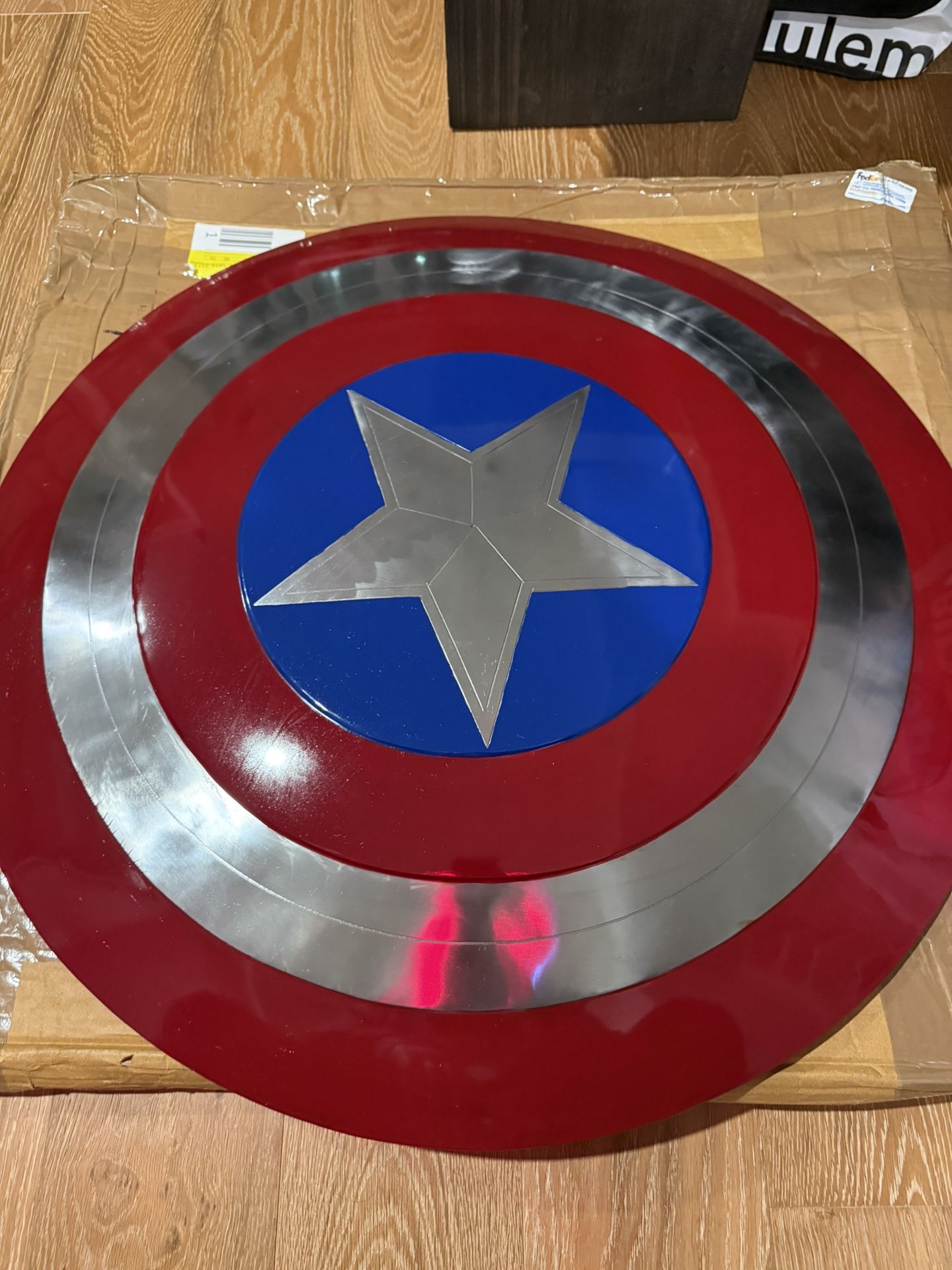 Metal Captain America Shield - 30”
