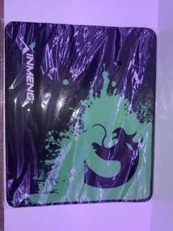 XINMENG Mouse Pad Pictorial Splash Design Black Green Large Gaming Surface