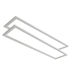 Artika Sunray 1'x4' Flat Panel LED Light, 2-pack