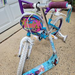 Girls Bike and Scooter for Sale