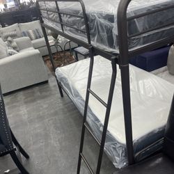 New Bunk Bed Wht Matress For $399