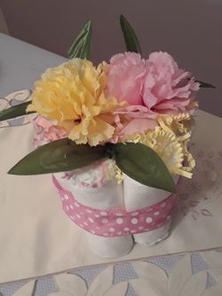 Mini diaper cake