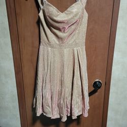 Rose Gold Dress Giltter 