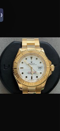 Yellow gold Rolex yacht master