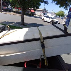 Twin Size Mattress,Box Spring, and Metal Frame
