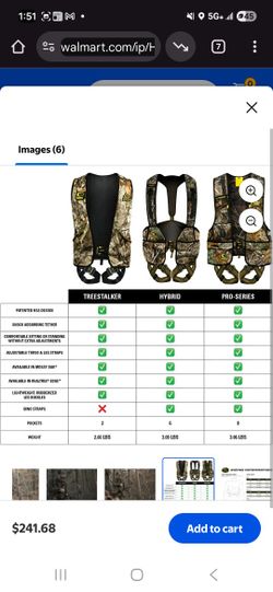 Hunter Safety System Pro Series Safety Harness Mo Bottomland