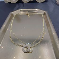 New Double Layers Necklace 
