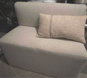 Target Threshold Amelia Dining Banquette - Performance Textured Weave Flax