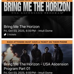 BMTH Concert Tickets 