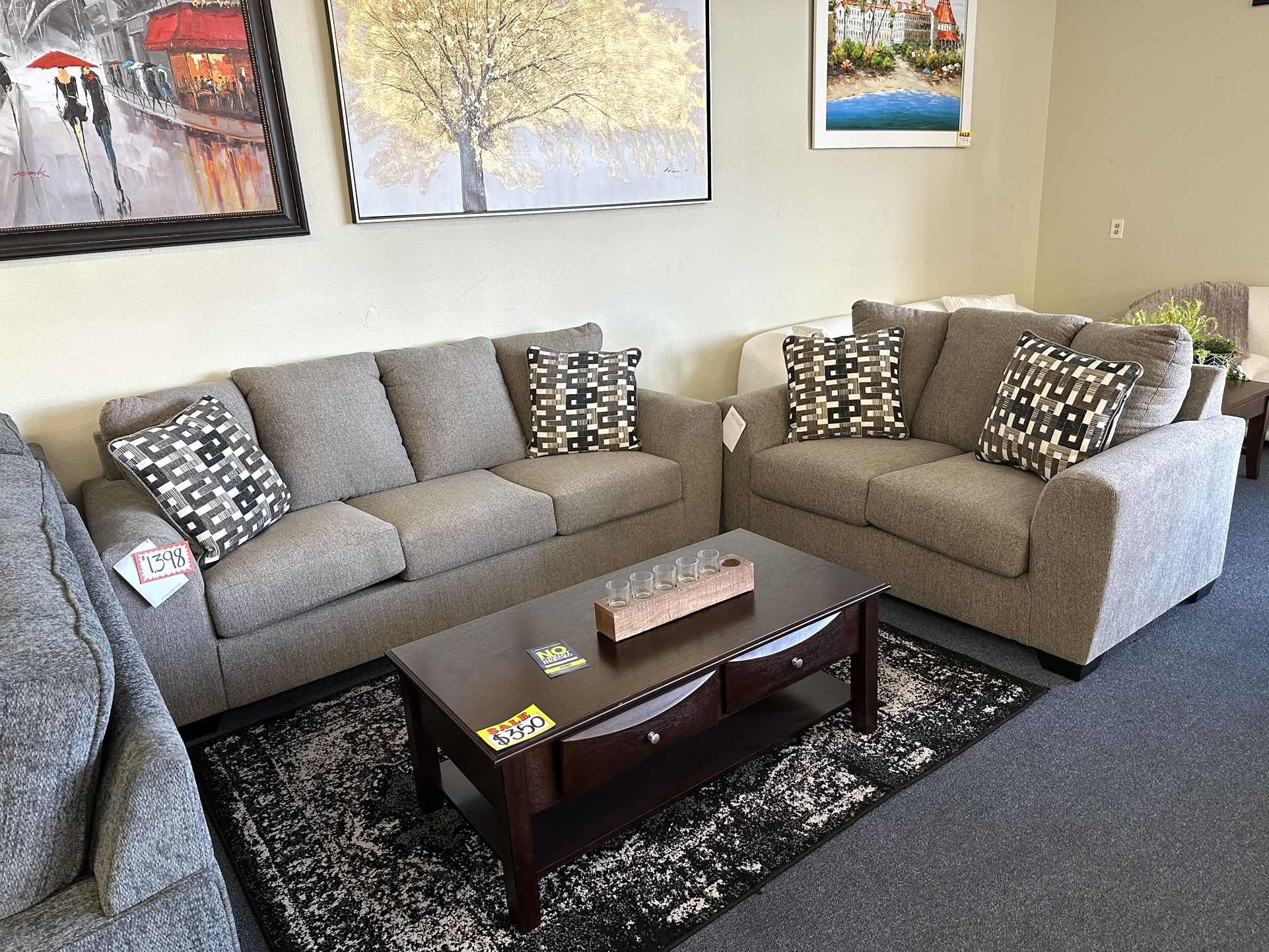 Sofa And Love Seat 2pc Set