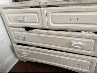 Solid wood dresser