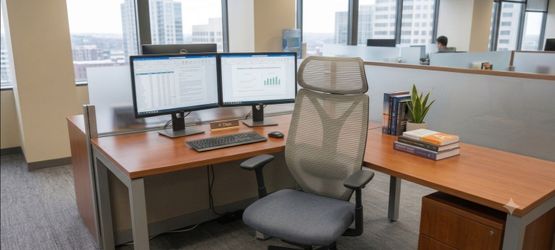 Teknion Adjustable sabrina synchro tilt task chair
