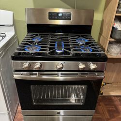 Estufa GE Stainless Steel 5 Quemadores 