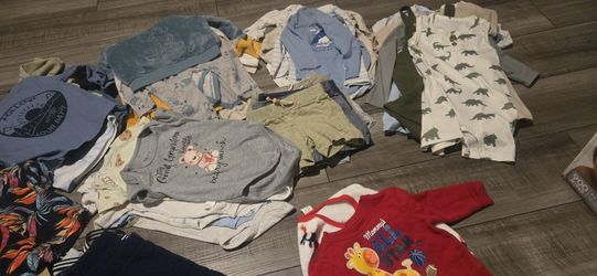 Baby boy clothes 12 to 18 months outfits long sleeves oneies shorts pants sweaters