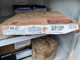 Simpson CS18S rolled strapping