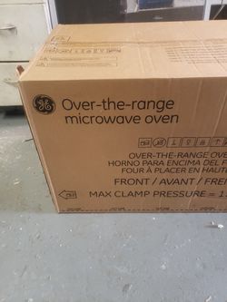 Black over the range microwave