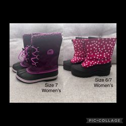 Women’s Snow Boots Size 6/7, 7
