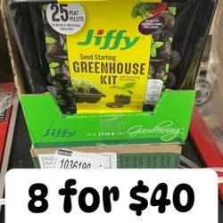 🌱 Jiffy 25 Cell Seed Starting Greenhouse with 42mm Peat Pellets 🌿