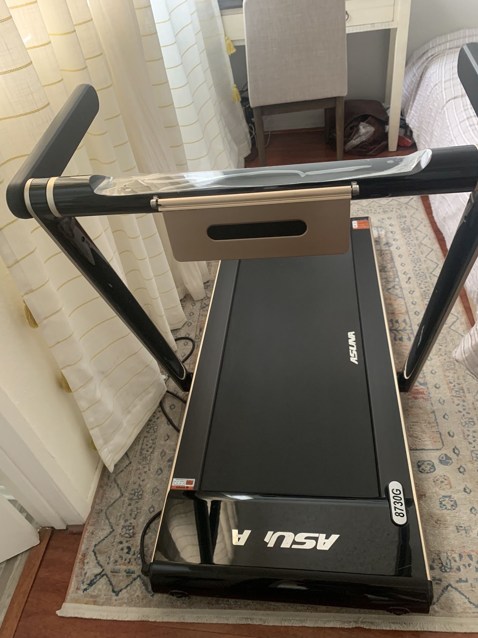 Space Saving Treadmill Asuna 8730g Slim Folding Motorized