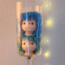 Tall Crystal Vase Or Candle Holder