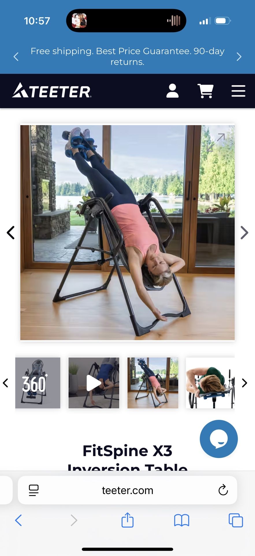New In The Box FitSpine X3 Inversion Table