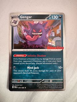 Pokemon card Gengar GameStop exclusive