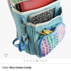Pop It Fidget Large School Backpack 4 Pocket